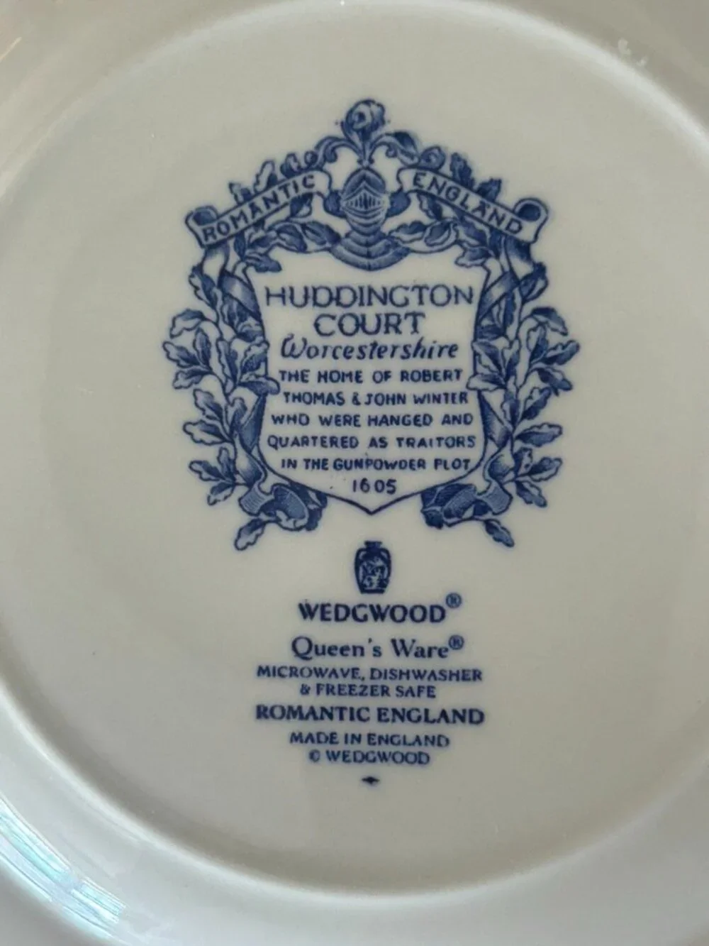 Transferware Plate Collection-Blue & White, Made in England
